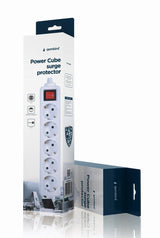 EAN 8716309053334 - Gembird Surge Protector 5x Blanco 5 salidas AC imagen 3
