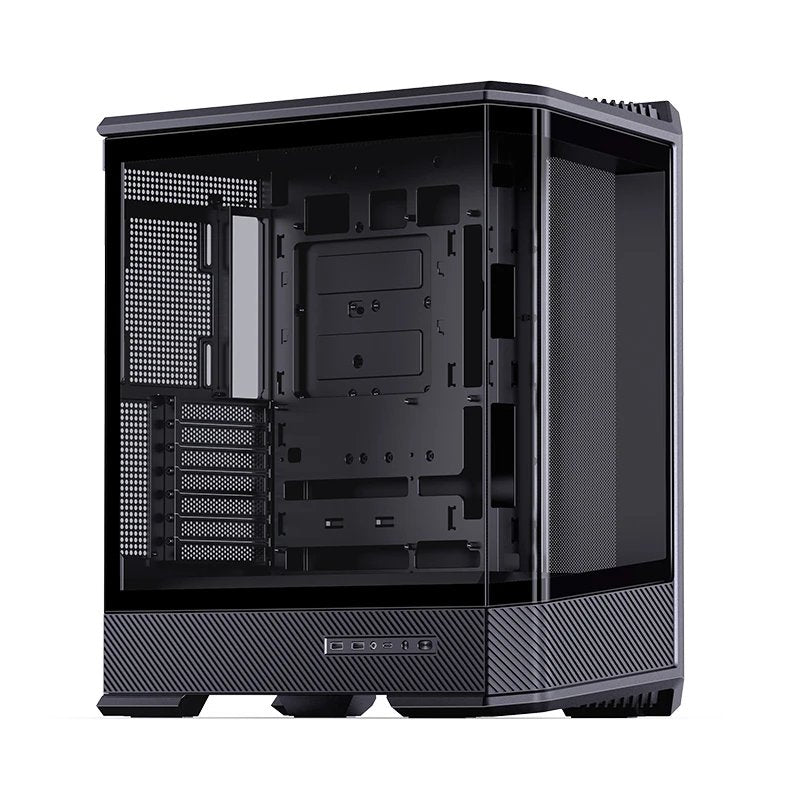 Jonsbo D400 Pc-Gehäuse, Midi Tower, Atx, Tempered Glass - Schwarz