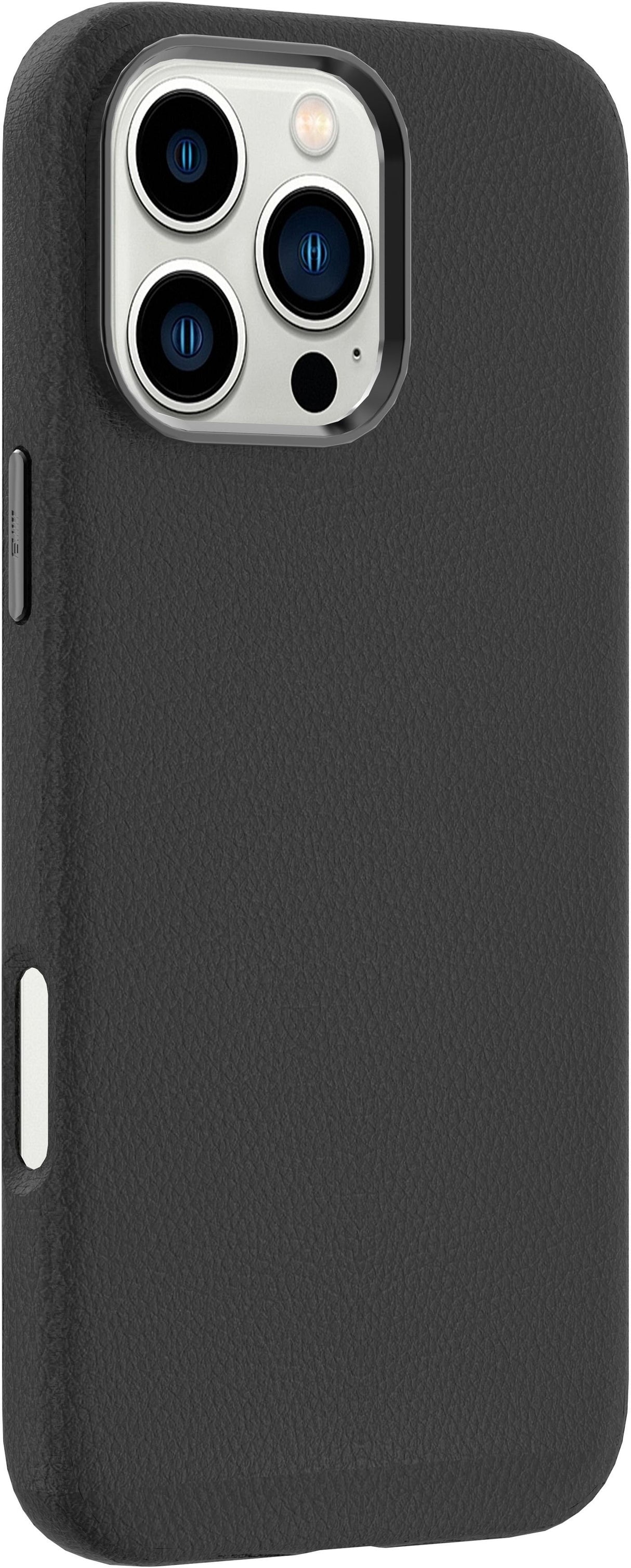 Infinite Venice Iphone 16 Pro  Black Leather Magnetic Cover.