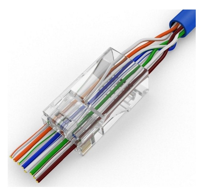 Wp Wpc-Mdp-883-6up-R50t Conector Rj-45 Transparente