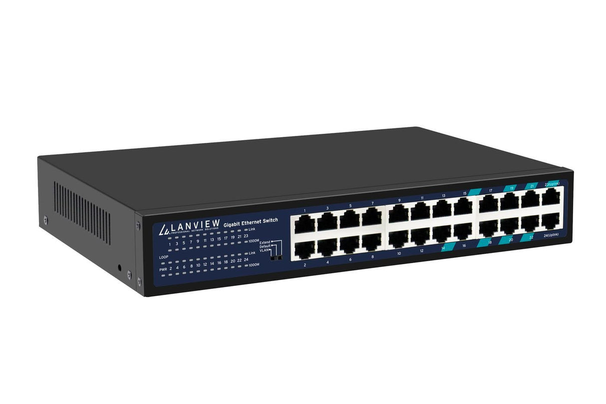Unmanaged 24-Port Full  Gigabit Intelligent Ethernet