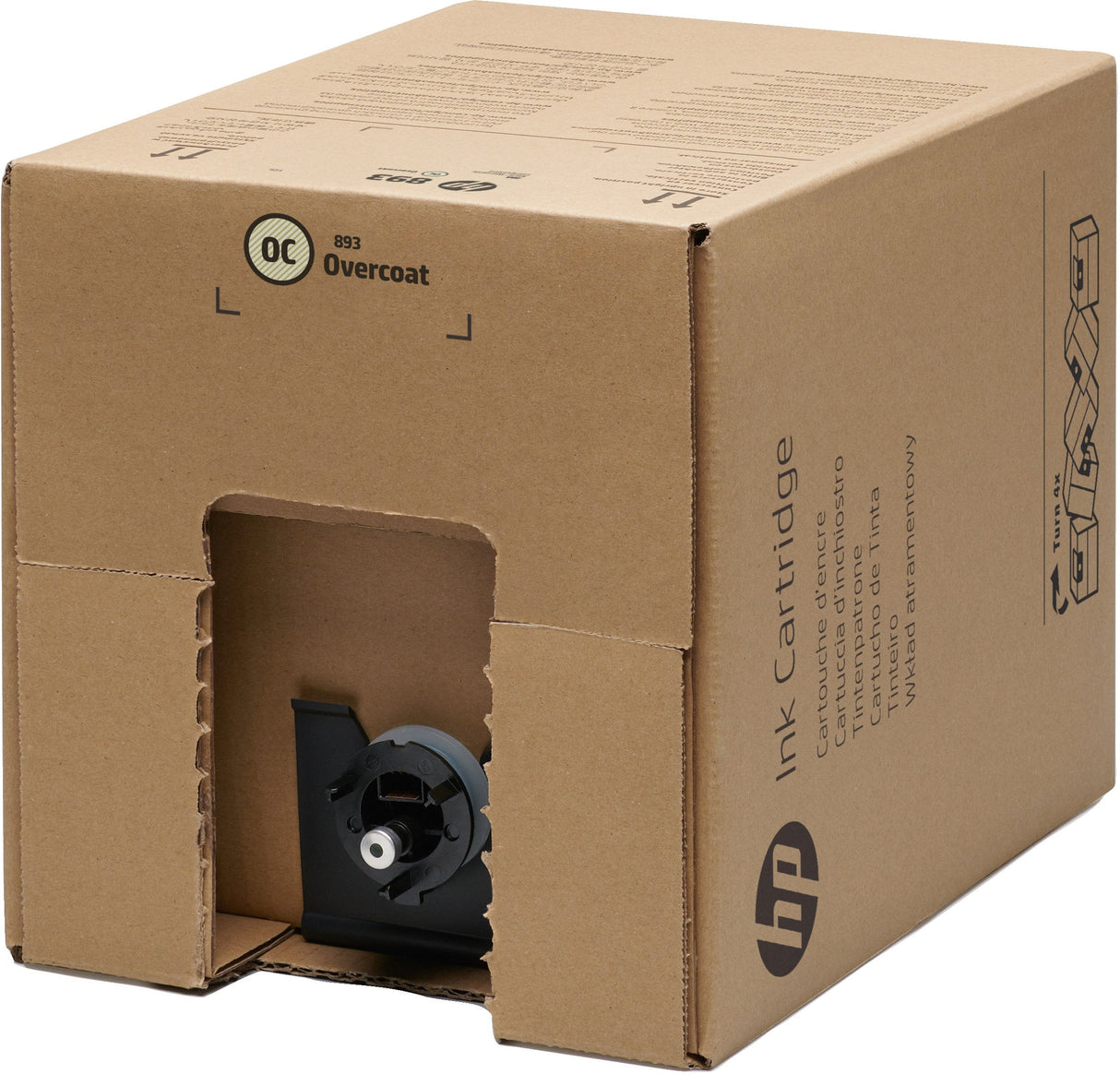 Hp 893 10-Liter Overcoat B Latex Ink Cartridge