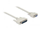 Delock Serielles Cable D-Sub 25 Stecker Zu D-Sub 9 Buchse 1 M