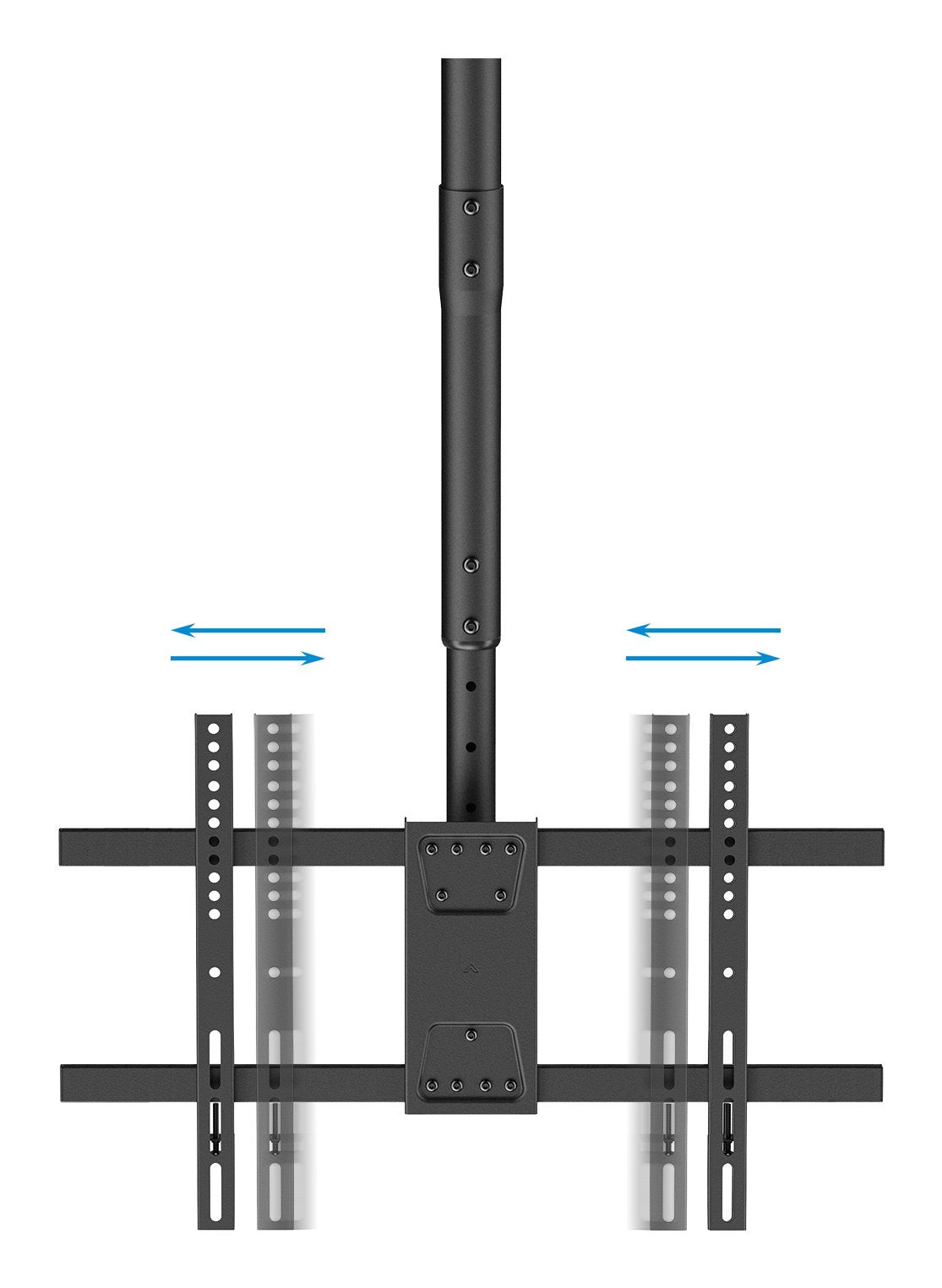 Soporte Techo 2 Pantallas 43-86" Negro
