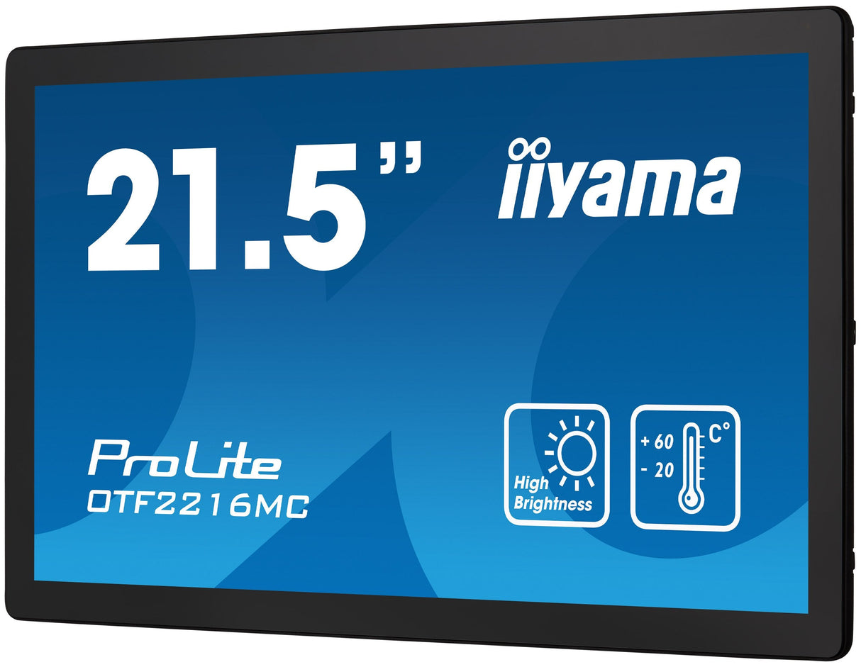 Tft-Touch 21,5\"/54,6cm Iiyama Prolite Otf2216mc *Negro* 16:9 - Open Frame