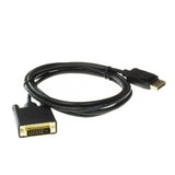 Displayport To Dvi Male Connection Cable