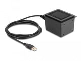 Delock 90600 Escáner De Códigos De Barras Usb 1d Y 2d Con Cable Para Instalación Fija - German Version