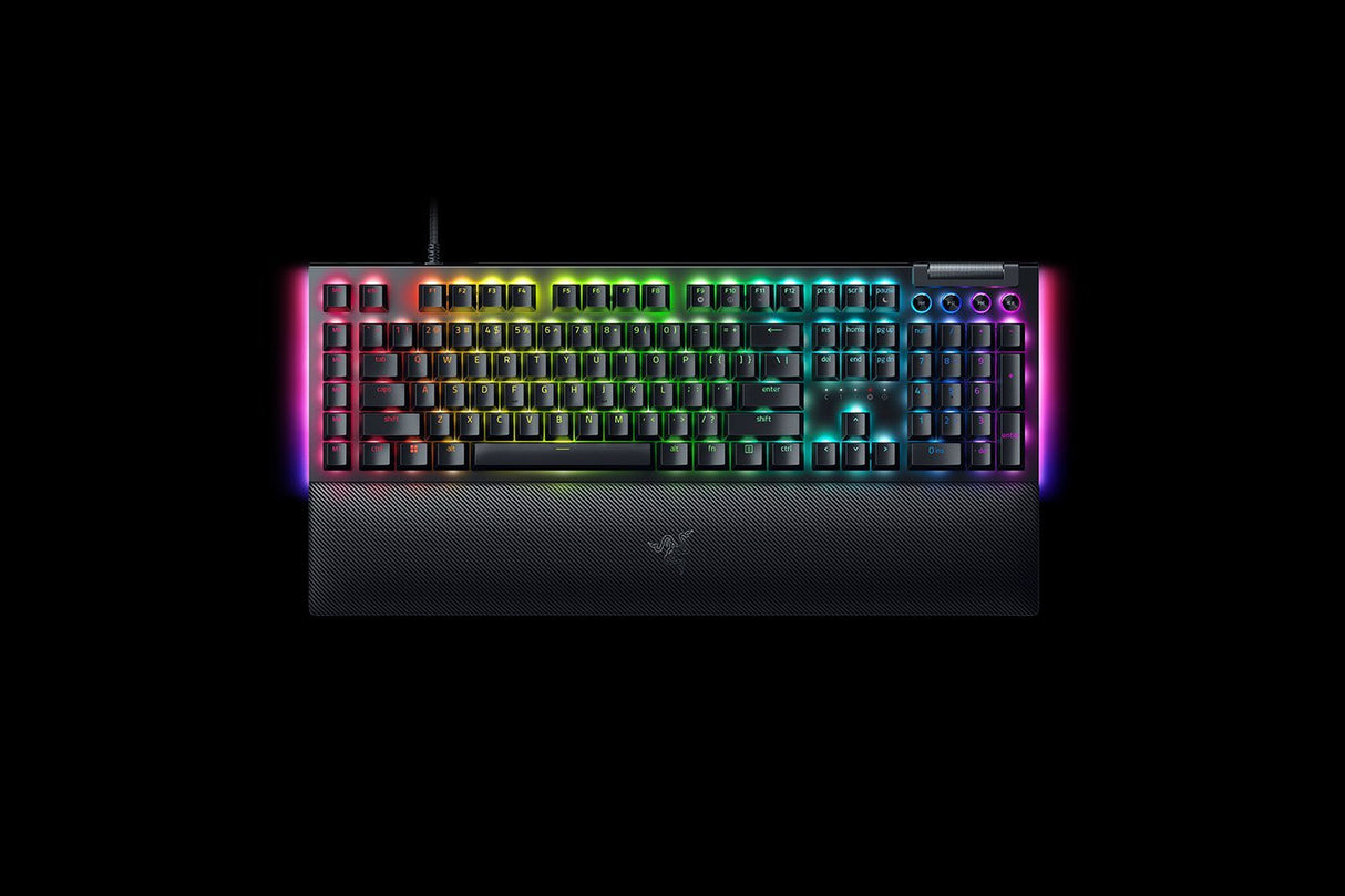 Teclado Con Cable Gamer Mecánico (Razer Green) Razer Blackwidow V4 Rgb (Negro)