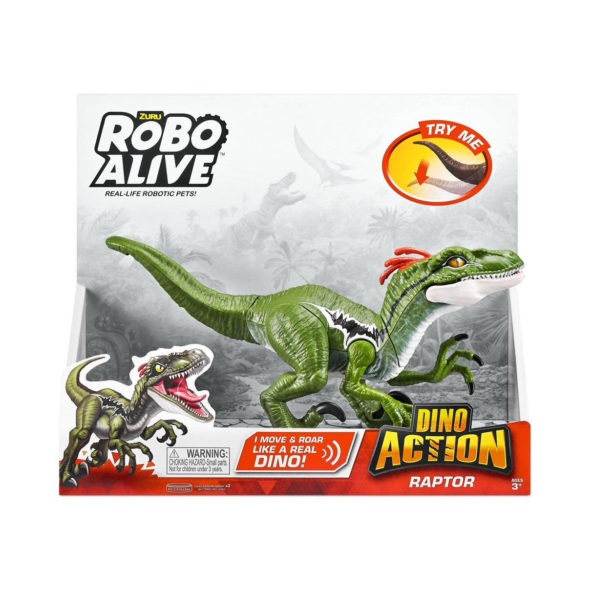 Figura Zuru Robo Alive Dino Action Raptor, 7172