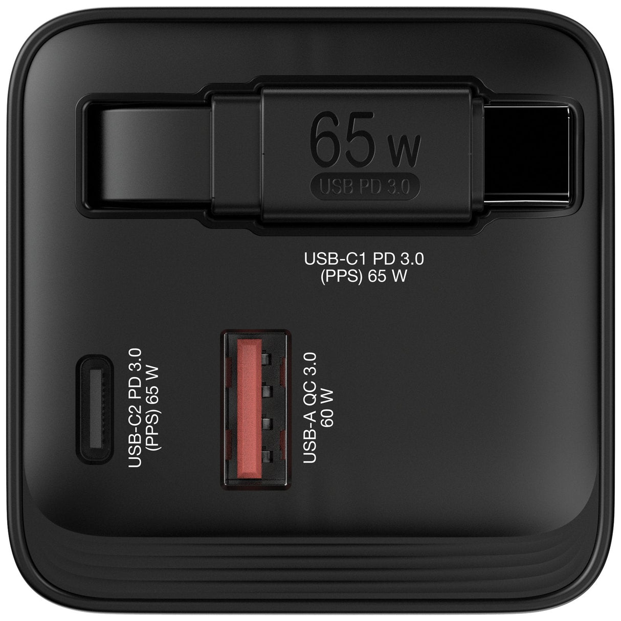 EAN 0023942322177 - Verbatim GaN Charger 65W Universal Negro Corriente alterna Carga rápida Interior imagen 2