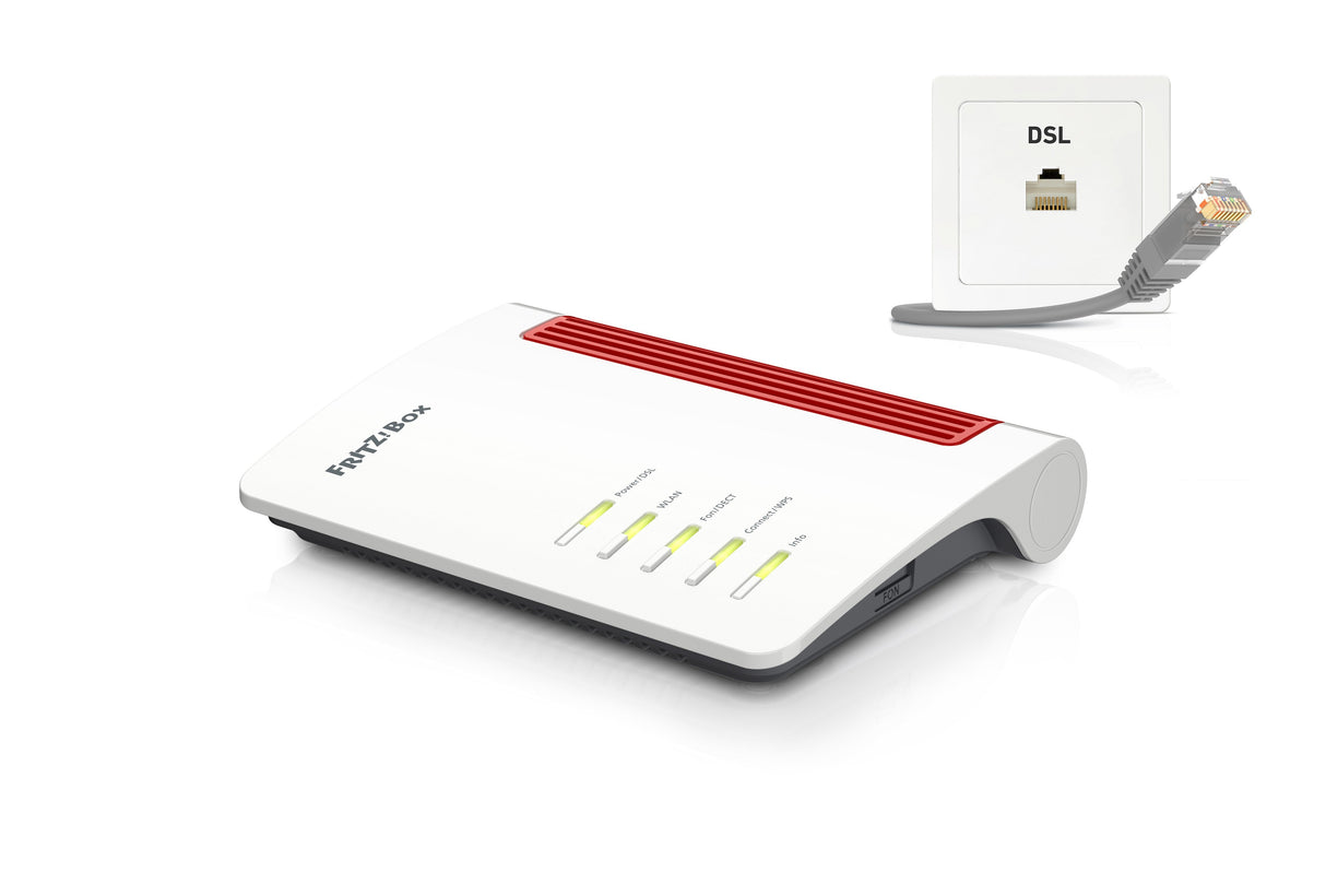 Avm Fritz!Box 7530 International - Modem Router, Wifi Ac, Banda Dual (866 Mbps 5 Ghz Y 400 Mbps 2,4 Ghz), Mesh,  Interfaz En Español