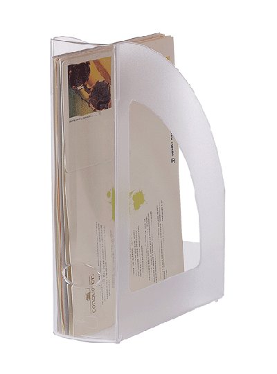 Archivo 2000 Cajetín De Archivo Archivo 2000 De Gran Capacidad 250x80x320 Mm Cristal Transparente