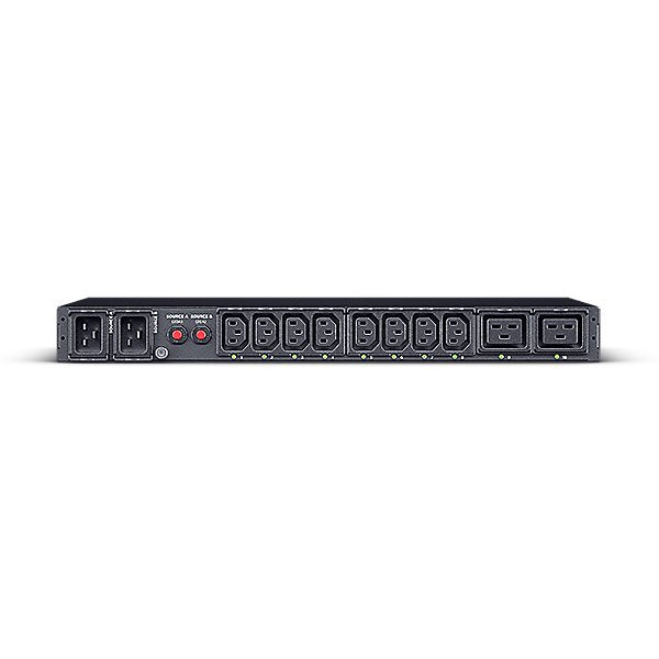 Cyberpower Pdu44005 Switched Ats 230v/16a 1u 8xiec C13 2x Iec C19 Outlets