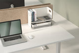EAN 4016032481904 - Digitus DA-90442 bandeja de escritorio/organizador Acero Gris, Blanco imagen 9