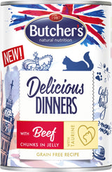 Butcher'S Delicious Dinners Kawalki Z Wolowina W Galaretce 400g