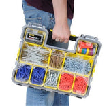 Stanley 1-97-517 Pieza Pequeña Y Caja De Herramientas Negro, Transparente, Amarillo Negro/Transparente, Negro, Transparente, Amarillo, 446 Mm, 74 Mm, 357 Mm