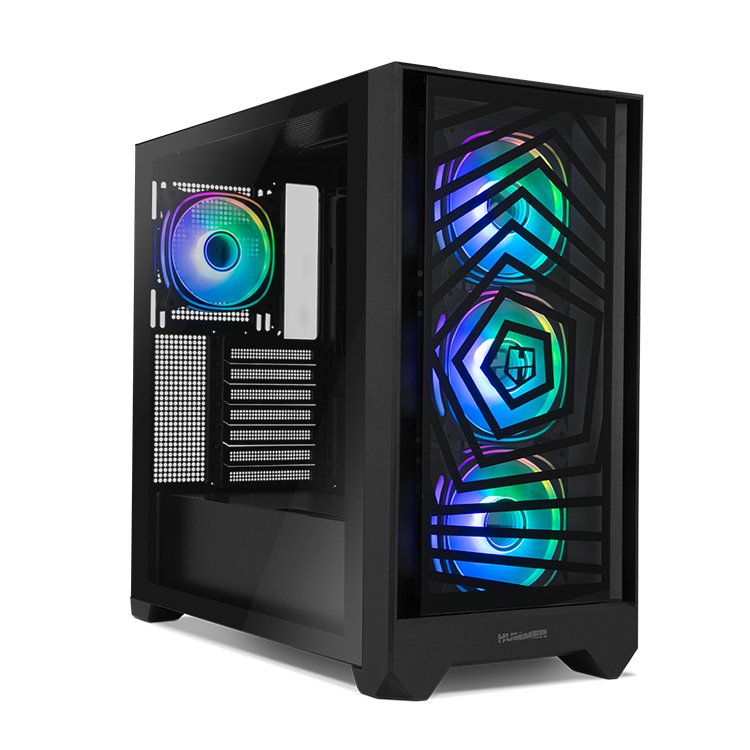 EAN 8436587974885 - NOX Hummer PLASMA Midi Tower Negro imagen 1