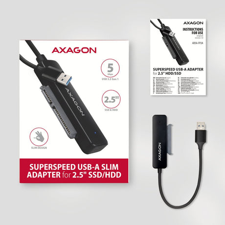 EAN 8595247907448 - Axagon ADSA-FP2A tarjeta y adaptador de interfaz SATA, USB 3.2 Gen 1 (3.1 Gen 1) imagen 6