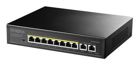 EAN 9120072379062 - Strong SW8010POE+ switch Gigabit Ethernet (10/100/1000) Energía sobre Ethernet (PoE) Escritorio Negro imagen 5