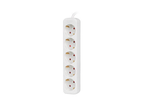 EAN 5901969429206 - Lanberg PS0-05F-0150-W base múltiple 1,5 m 5 salidas AC Interior Blanco imagen 3