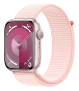 Apple Watch Series 9 Gps 45mm Pink Alu Case, Light Pink Sport Loop Eu Mr9j3