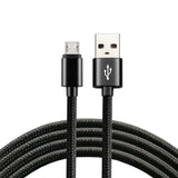 Cable Everactive Micro Usb 1m - Negro, Trenzado, Soporte De Carga Rápida, 2,4a - Cbb-1mb