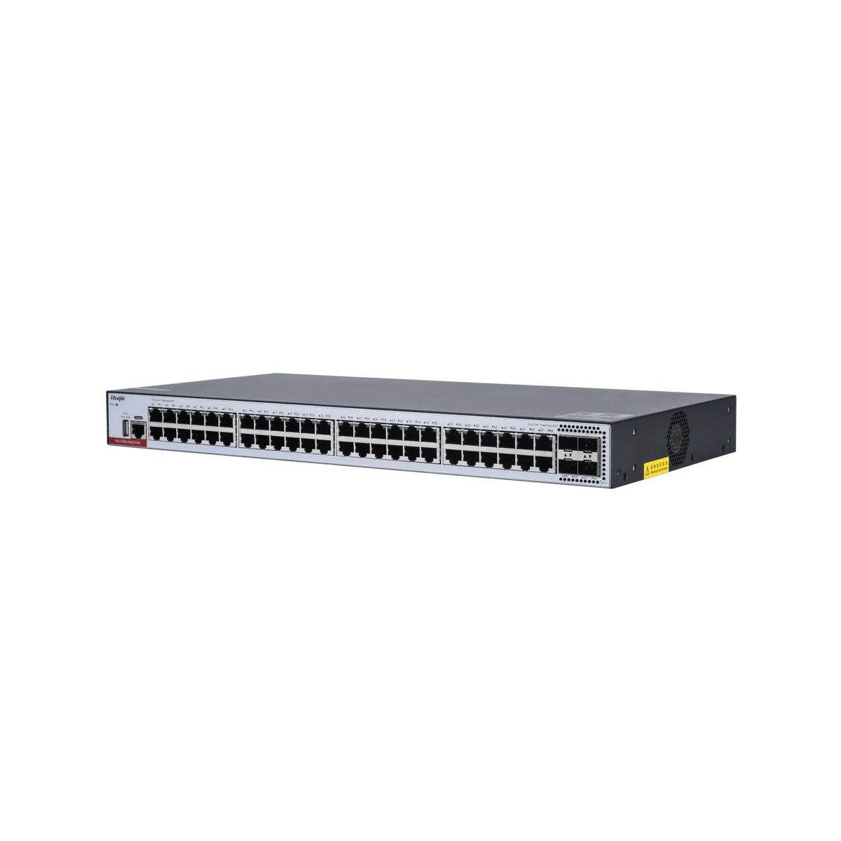 Switch Gestionable L3 Ruijie Rg-Cs83-48gt4xs 52p 48x1gb 4x10gb Sfp+ App Metalico Rack Negro