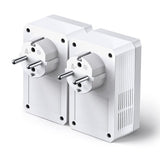 Adaptador Powerline Tplink Tl Pa4010p Kit 600mbps Alcance 300m Pack De 2