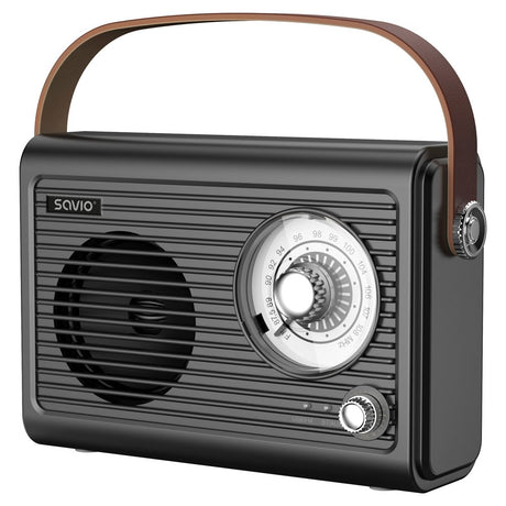EAN 5901986049647 - Savio RS-01 radio Portátil Analógica Negro imagen 3