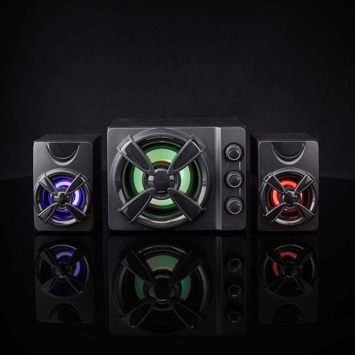 Nedis Altavoces  Gaming Altavoz: 2.1 Alimentado Por Usb 3.5 Mm Macho 33 W Led