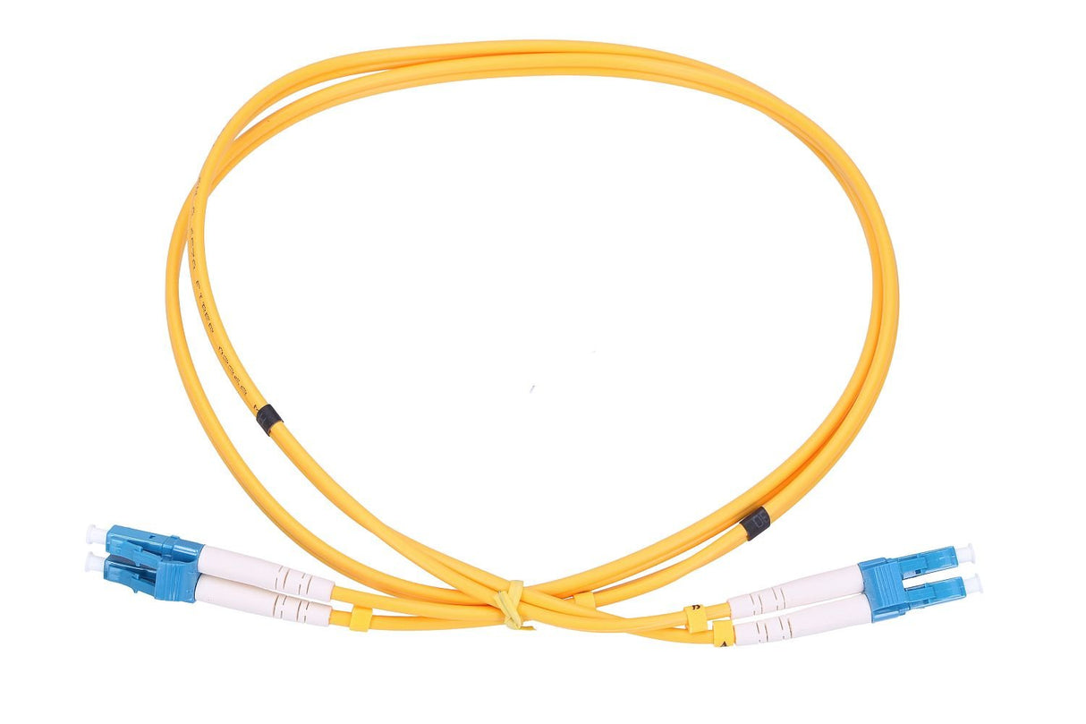 Extralink Cable Fibra Óptica Sm Lc/Upc-Lc/Upc Dup G652d Pvc 3.0mm 1m