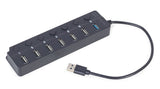 EAN 8716309124737 - Gembird UHB-U3P1U2P6P-01 hub de interfaz USB 3.2 Gen 2 (3.1 Gen 2) Type-A 5000 Mbit/s Negro imagen 2