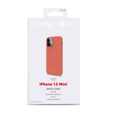 Funda Celly Cromo Iphone 12 Mini Naranja