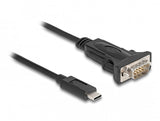 Delock Cable Usb Tipo-C A 1 X Serie Rs-232 D-Sub 9 Pin Macho 0,25 M