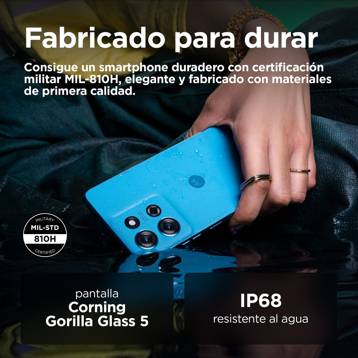 EAN 0840023273674 - Motorola moto g75 5G 17,2 cm (6.78") Ranura híbrida Dual SIM Android 14 USB Tipo C 8 GB 256 GB 5000 mAh A imagen 5