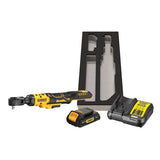 Dewalt Carraca Inalámbrica Dcf513d1g, 3/8", 18 Voltios, Destornillador Amarillo/Negro, Batería Xr Li-Ion 2,0 Ah