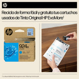 Hp 924e Cyan Cartucho De Tinta Original - 4k0u7ne