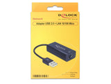 Delock Adaptador Usb 2.0 > 10/100 Ethernet Lan Rj45