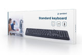 EAN 8716309083980 - Gembird KB-U-103 teclado USB Inglés de EE. UU. Negro imagen 3