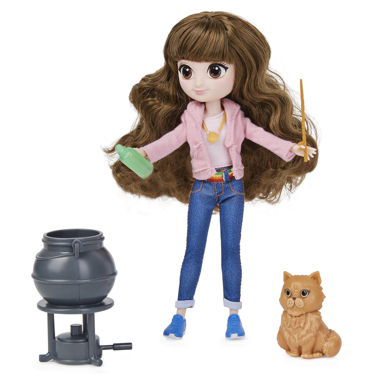 Spin Master Wizarding World Harry Potter - Juego De Regalo De Muñeca Brilliant Hermione Granger 6061849
