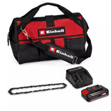 Kit De Bolsa Para Herramientas De Batería Einhell Ge-Ps 18/15 Li, 18 Voltios (Negro/Rojo, Batería De Iones De Litio De 2,5 Ah) 4600043