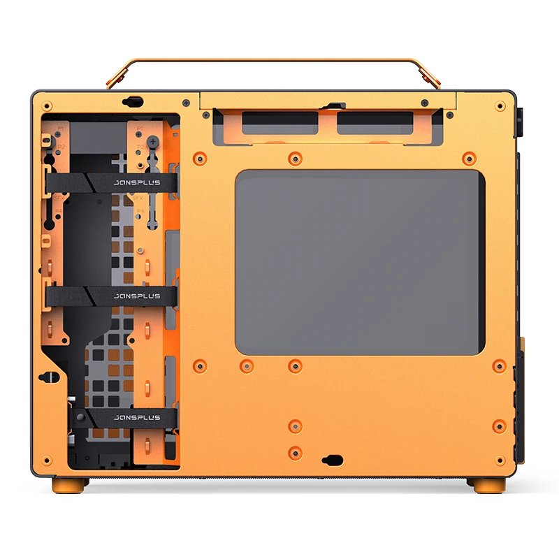 Caja Micro-Atx Jonsbo Z20 Negro/Laranja