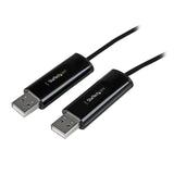 Startech.Com Cable Switch Conmutador Km Usb De 2 Puertos Con Transferencia De Datos Archivos Teclado Mouse 3x Usb A Macho Mac O Pc Adaptador De Conexión Directa Usb 2.0 Usb 2.0 Negro