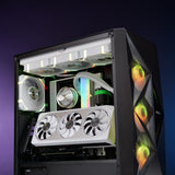 Ventilador  Valkyrie X12r Argb 120, De Caja Blanco Vk-Fanx12rw