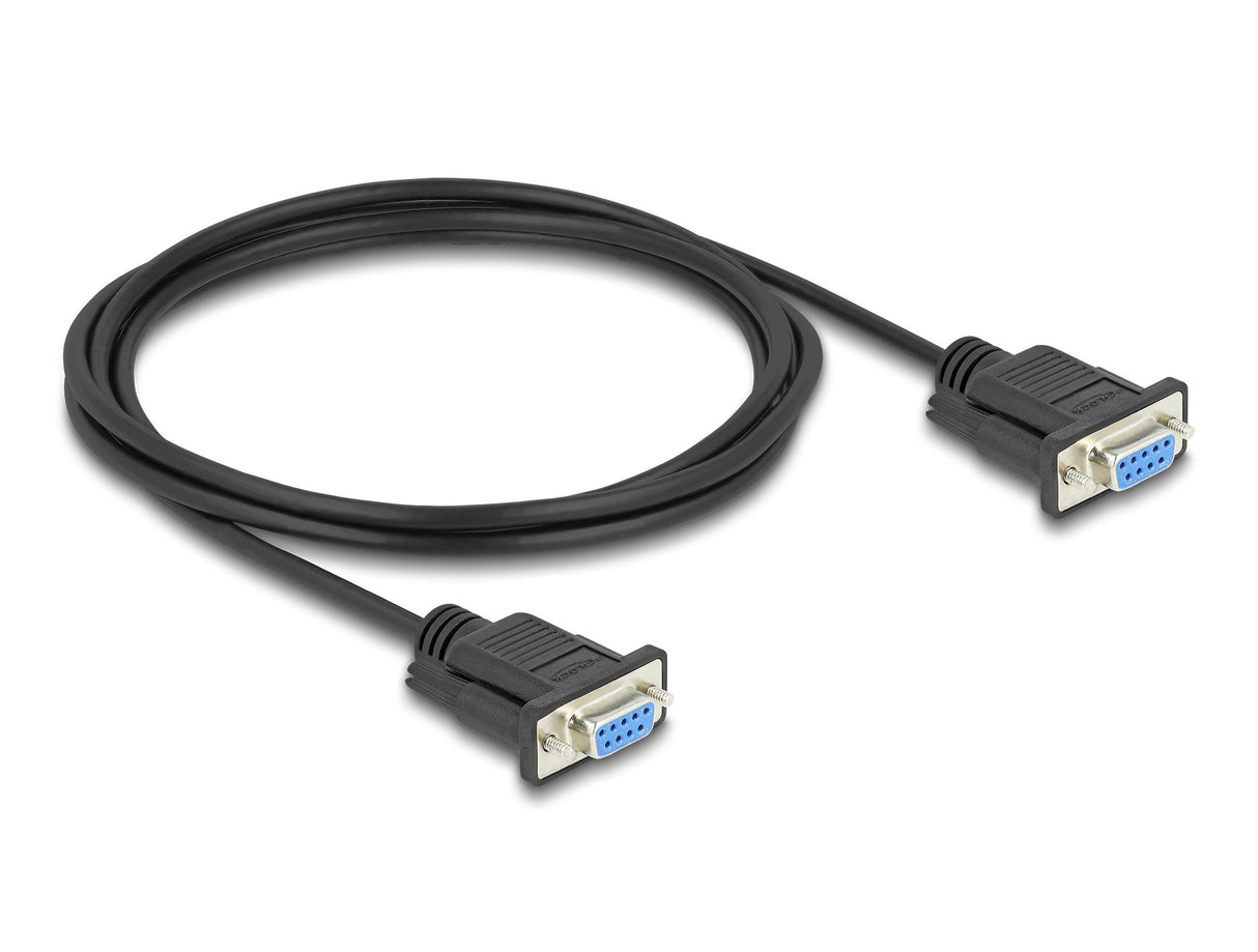 Delock 86824 Cable Serie Rs-232 D-Sub9 Hembra A Hembra 2 M