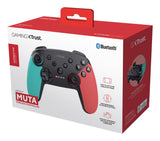Gamepad Trust Gxt1246b Muta Inalambrico Recedptor Usb-Bt-Cable Usb-Vibracion-Multiplataforma Blu-Red
