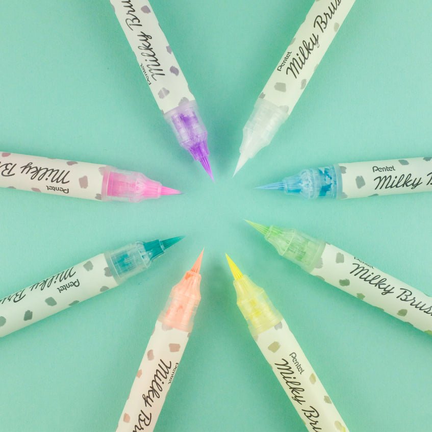 Pentel Pinselschreiber Milky Brush Menta