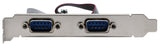 Pcie-Karte 2s Seriell Rs-232 Inkl.Lowprofilbügel Moschip Msc9901
