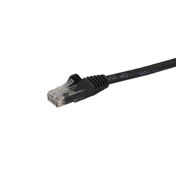 7.5 M Cat6 Cable Black         Cabl Snagless - 24 Awg Copper Wire