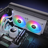 Thermaltake Th280 V2 Ultra Argb Sync All-In-One Liquid Cooler Snow Edition, Refrigeración Por Agua Blanco